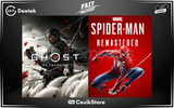 ⭐️Ghost Of Tsushima + Spiderman Remastered⭐️