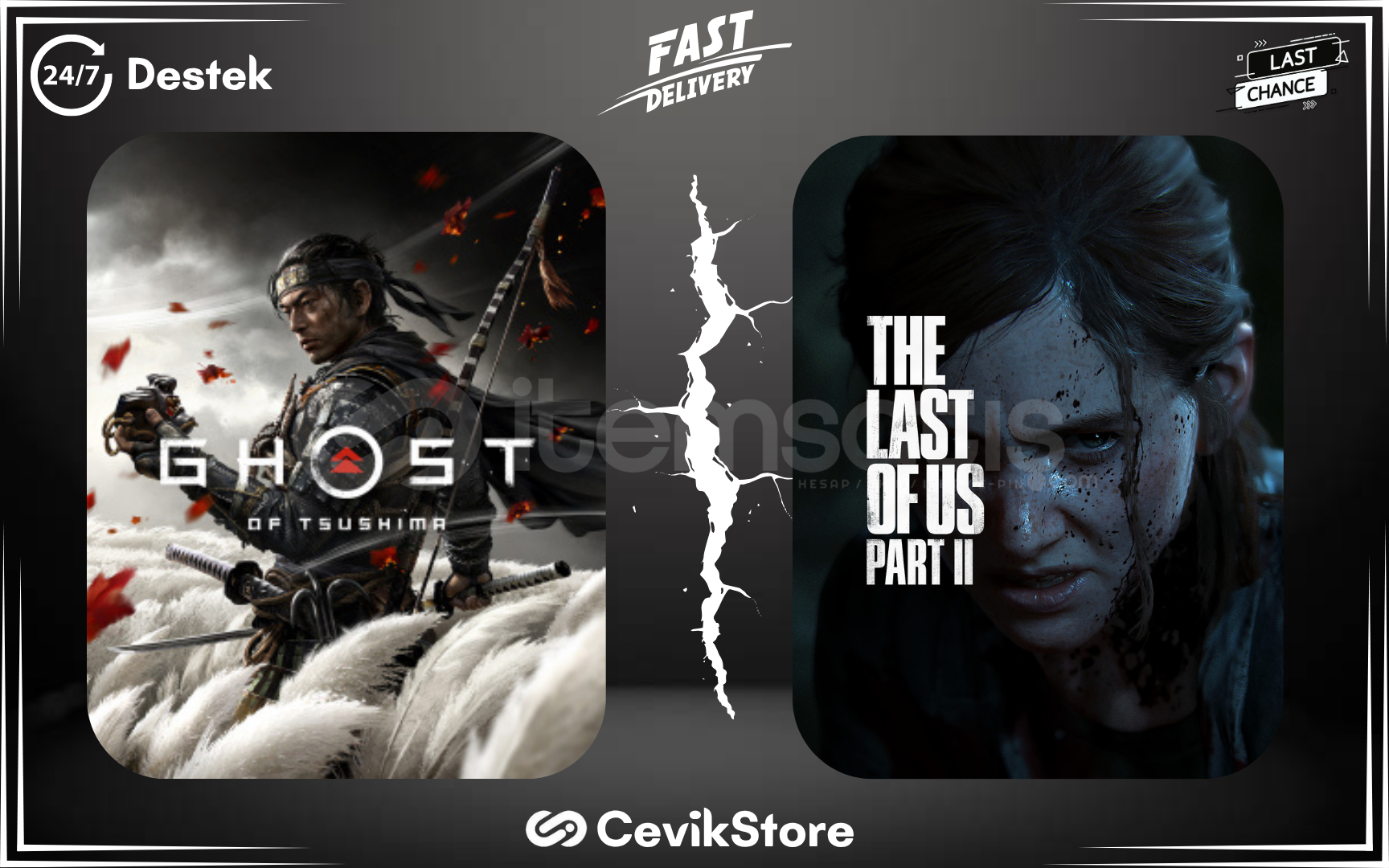 ⭐Ghost Of Tsushima + The Last Of Us Part 2⭐ ⭐Ghost Of Tsushima + The Last Of Us Part 2⭐