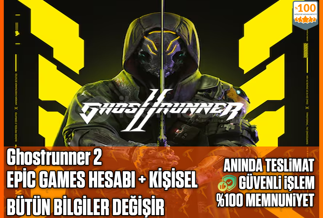 ⭐️Ghostrunner 2 Epic Hesabı❤️Mail Değişen❤️ ⭐️Ghostrunner 2 Epic Hesabı❤️Mail Değişen❤️