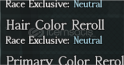 Ghoul Re Hair Color Reroll