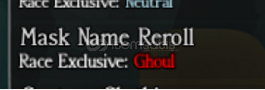 Ghoul Re Mask Name Reroll Ghoul Re Mask Name Reroll