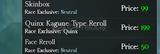 Ghoul Re Quinx Kagune Type Reroll