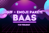 Gif ve Emoji Paketi / Otomatik teslimat