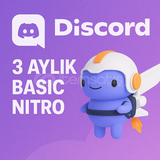 ✨ GİFT | Discord 3 Ay Basic Nitro ✨