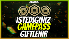 ⭐İstediğiniz Gamepass Giftlenir ⭐