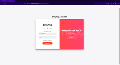 Giriş - Kayıt Ol Sayfası (Hareketli)