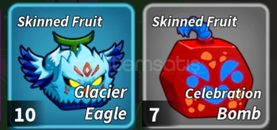 Glacier eagle+celebration bomb