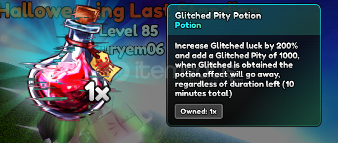 Glitch potion Glitch potion