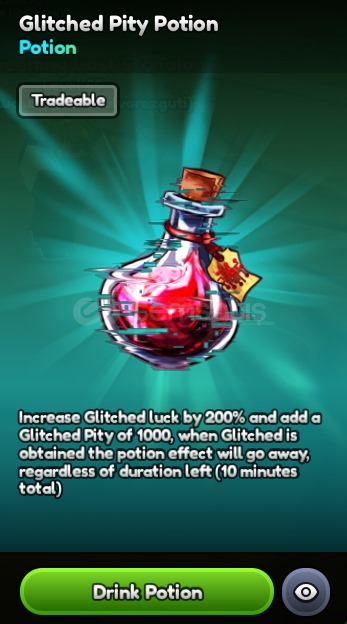 Glitched Pity Potion