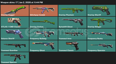 GLITCHPOP VANDAL & OVERLAY DAGGER | 17 SKIN 