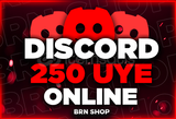 ⭐[Kalite] 250 Discord 7/24 Aktif Resimli Üye