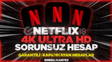 ★GLOBAL KİŞİYE ÖZEL NETFLİX 4K UHD 1AYLIK HESAP