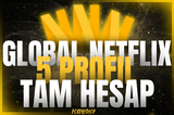 GLOBAL NETFLİX TAM HESAP 5 PROFİL