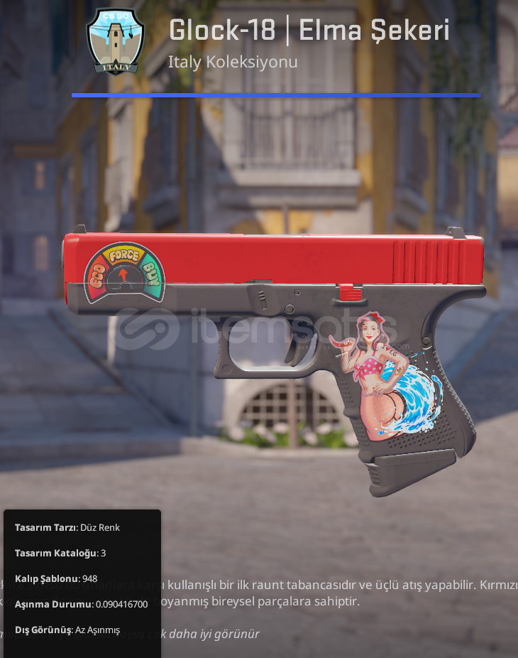 Glock-18 | Candy Apple (Minimal Wear) 0.0904 Glock-18 | Candy Apple (Minimal Wear) 0.0904