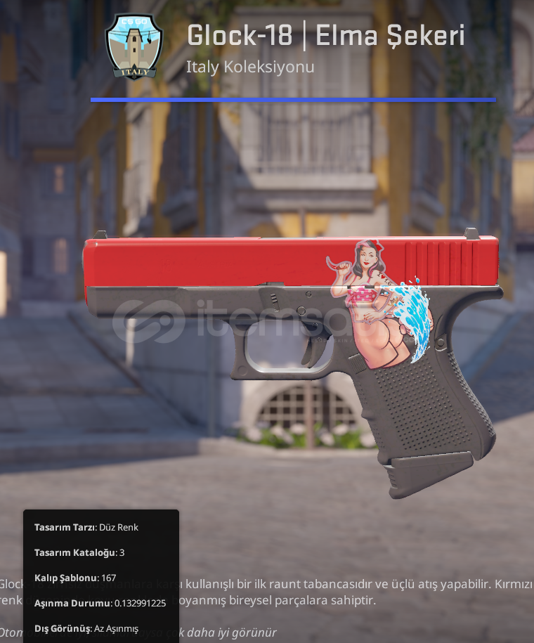 Glock-18 | Candy Apple (Minimal Wear) 0.13 Glock-18 | Candy Apple (Minimal Wear) 0.13