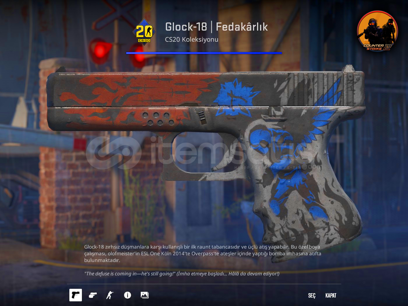 ⚡Glock-18 | Fedakârlık ⚡Glock-18 | Fedakârlık