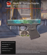 Glock-18 | Gamma Doppler Minimal Wear 0.14