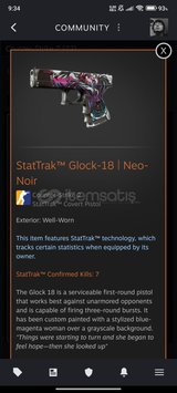 GLOCK-18 NEONOIR STARTRAK