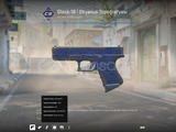 Glock-18 | Ocean Topo (Battle-Scarred)