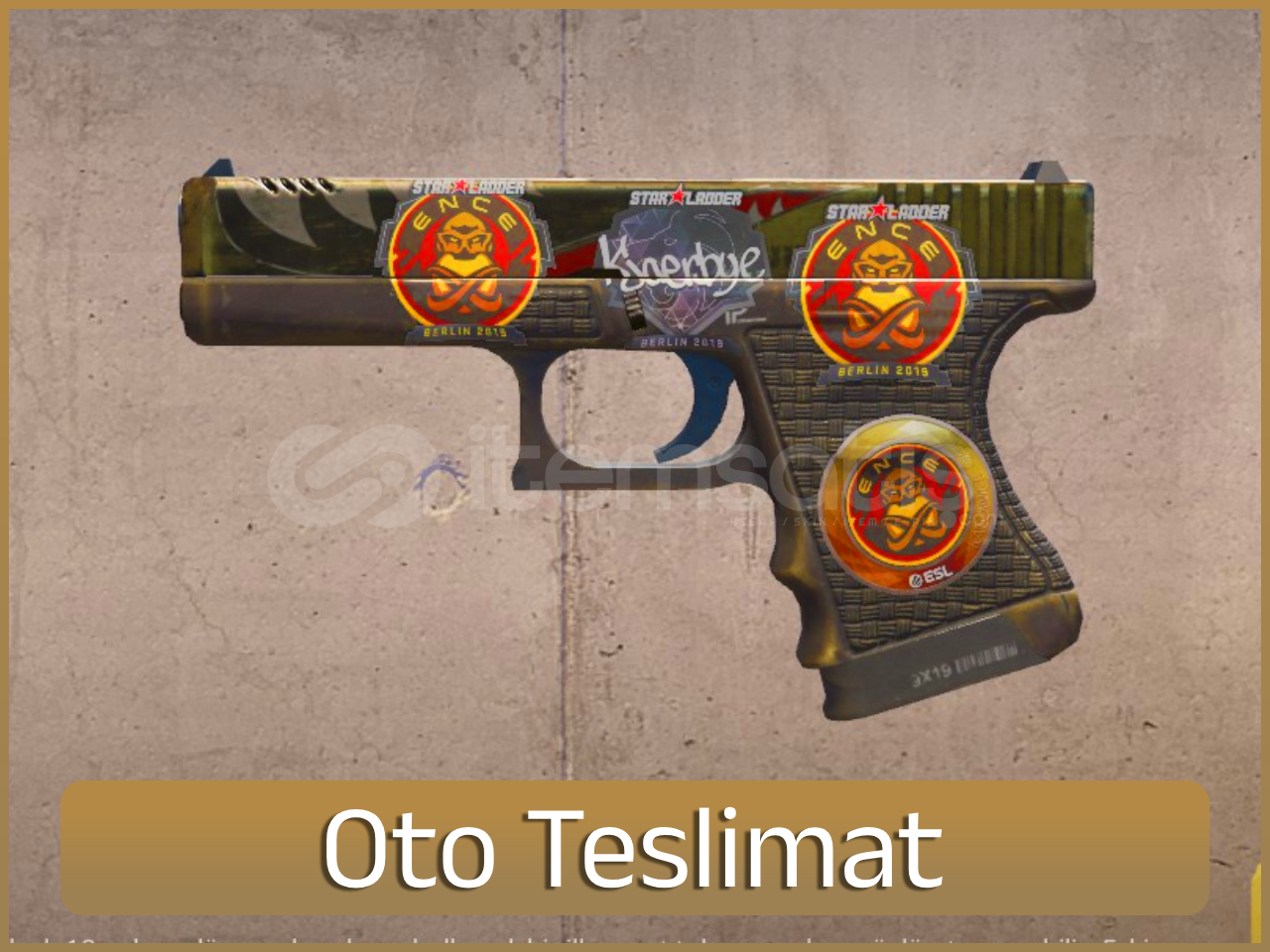 ⚡Glock-18 | Savaş Şahini 4x Stickers 2019 ⚡Glock-18 | Savaş Şahini 4x Stickers 2019
