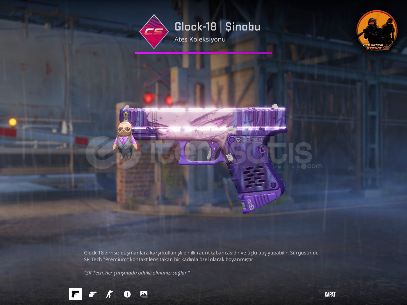 ⚡Glock-18 | Şinobu 1x Süs ⚡Glock-18 | Şinobu 1x Süs