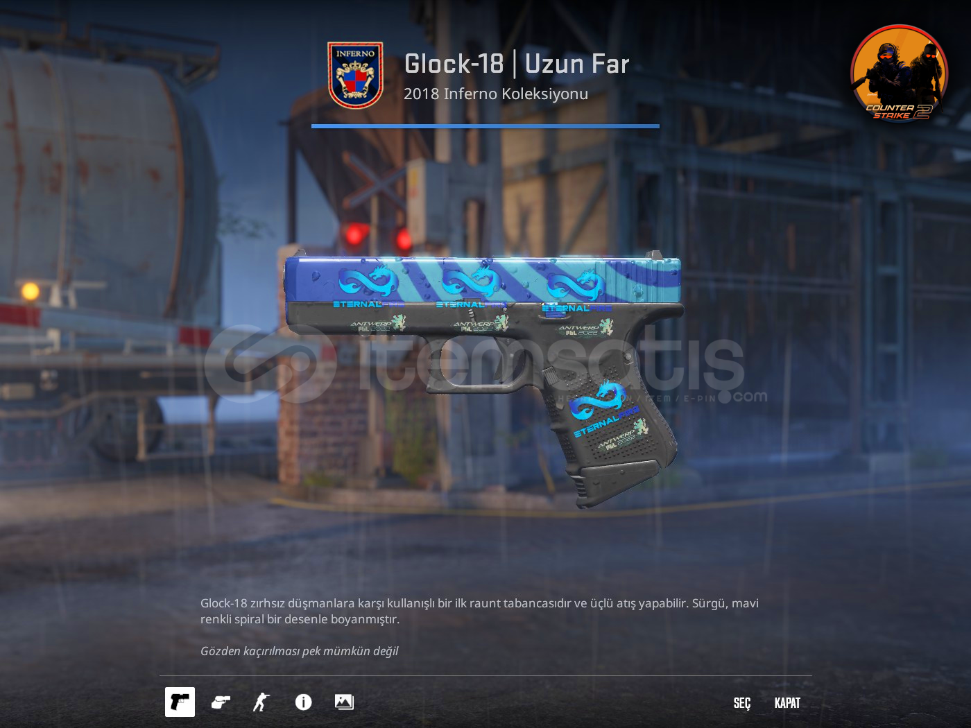 ⚡Glock-18 | Uzun Far 4x Eternal Sticker ⚡Glock-18 | Uzun Far 4x Eternal Sticker