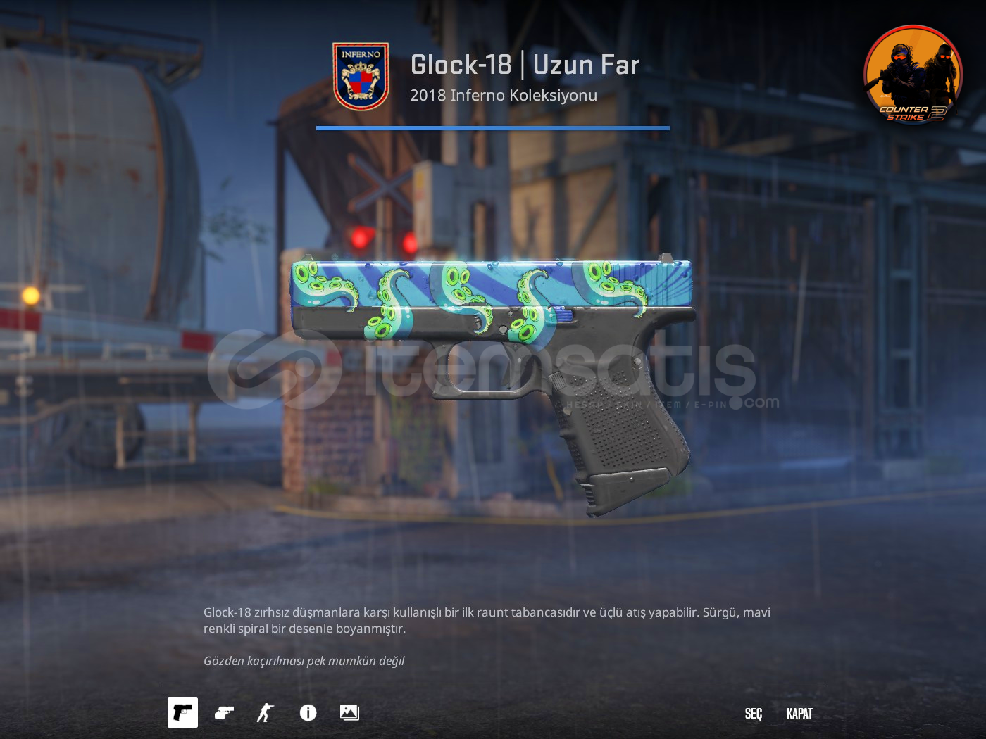 ⚡Glock-18 | Uzun Far 5x Sticker ⚡Glock-18 | Uzun Far 5x Sticker