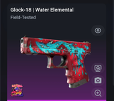 Glock-18 | Water Elemental 0.15 float 