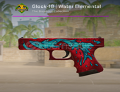 Glock-18 Water Elemental (Minimal Wear) Glock-18 Water Elemental (Minimal Wear)