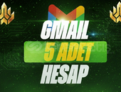 ⭐️????GMAİL 5 ADET HESAP✅⭐️