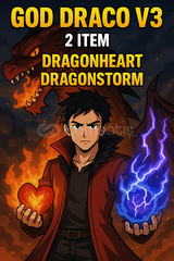 GOD DRACO V3 - 2 ITEM DRAGONHEART+DRAGONSTORM