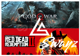 GOD OF WAR 4 + RED DEAD REDEMPTİON 2 + PS4/PS5