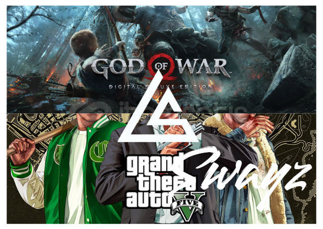 GOD OF WAR 4 + GTA 5 + PS4/PS5 GOD OF WAR 4 + GTA 5 + PS4/PS5