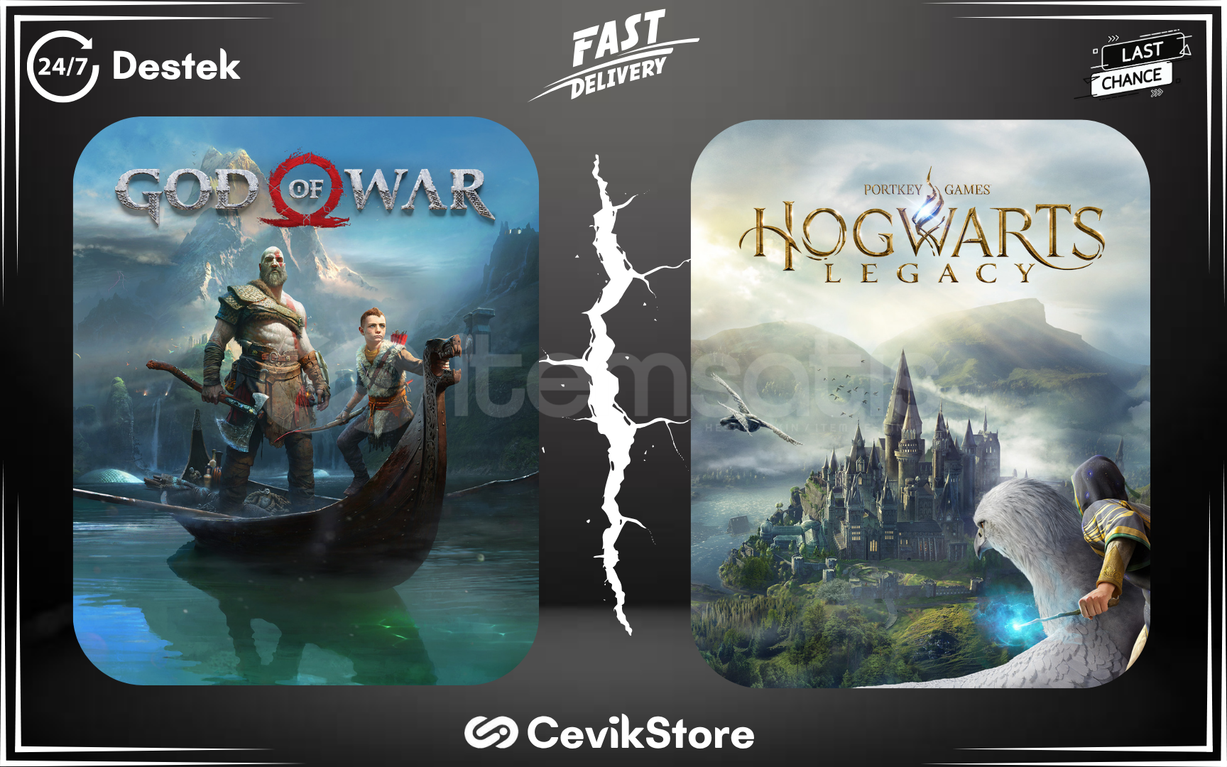 ⭐God Of War + Hogwarts Legacy⭐ ⭐God Of War + Hogwarts Legacy⭐