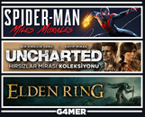 Spider Man Miles + UNCHARTED + Elden Ring