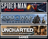 Ragnarök + Spider Man Miles + UNCHARTED