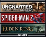 Spider-Man 2 + UNCHARTED +Elden Ring