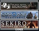 GOW Ragnarök + Black M Wukong + Sekiro