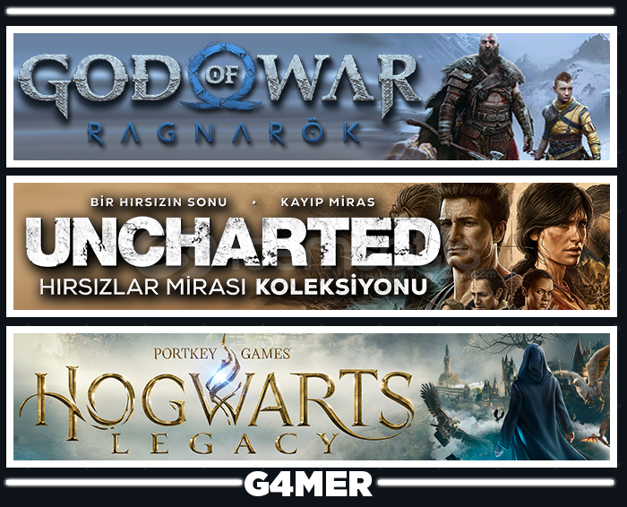 Ragnarök + Hogwarts Legacy + UNCHARTED Ragnarök + Hogwarts Legacy + UNCHARTED