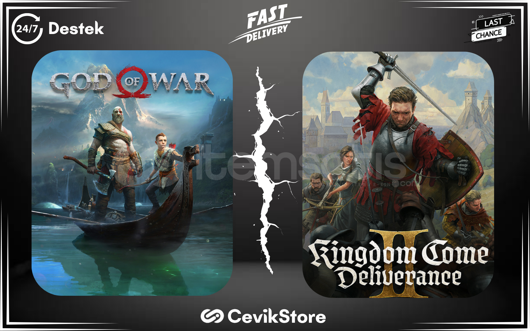 ⭐God Of War + Kingdom Come Deliverance 2⭐ ⭐God Of War + Kingdom Come Deliverance 2⭐