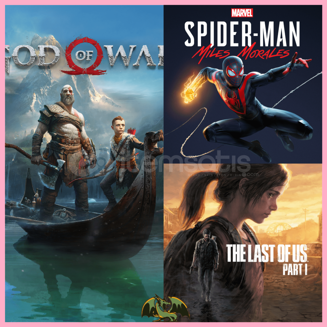 God Of War + Miles + The Last Of Us God Of War + Miles + The Last Of Us