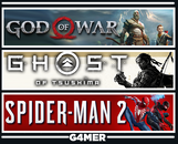 God of War + Spider-Man 2 + Ghost of Tsushima