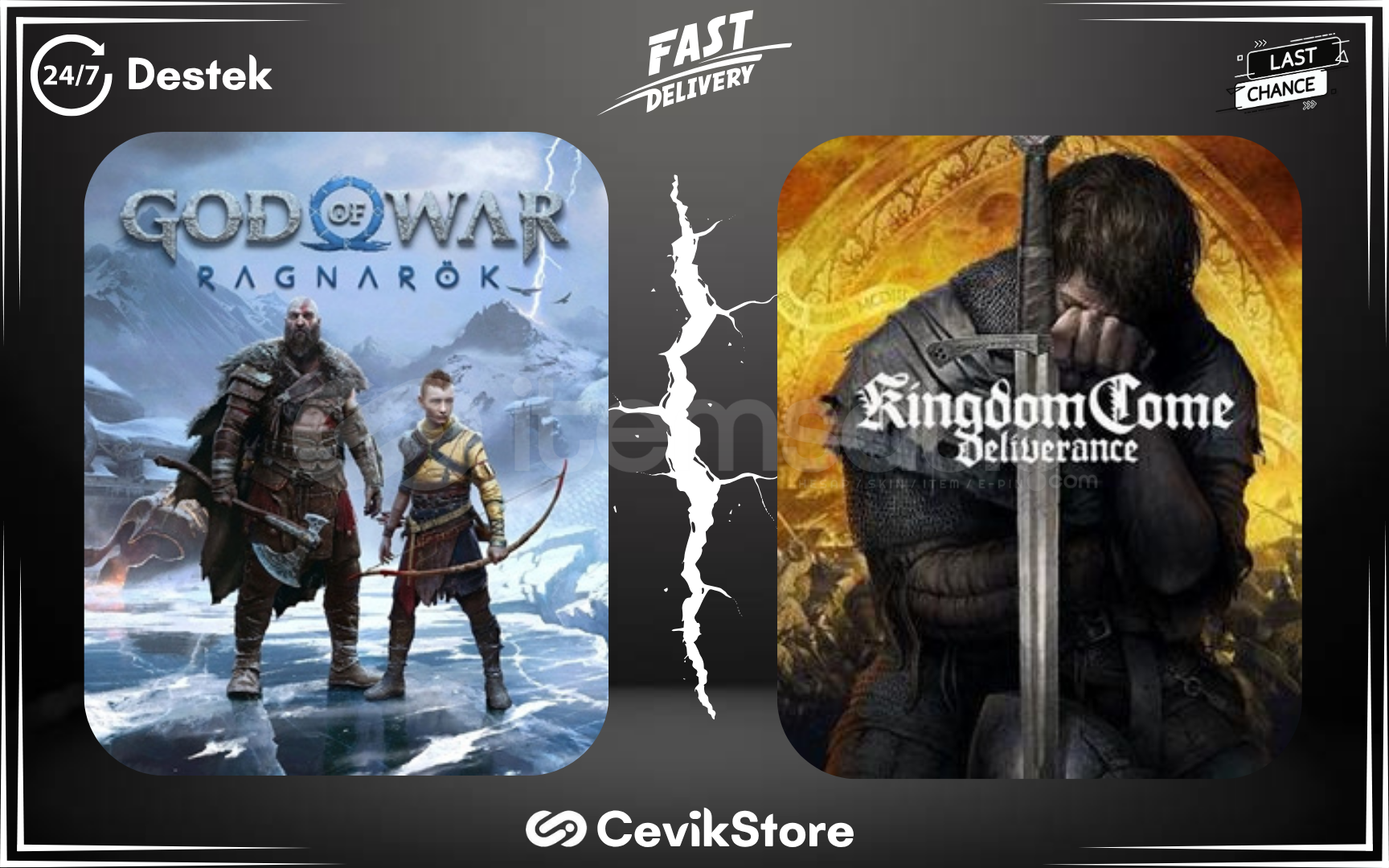 ⭐God Of War Ragnarök + Kingdom Come Deliverance⭐ ⭐God Of War Ragnarök + Kingdom Come Deliverance⭐