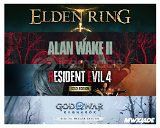 God of War Ragnarok + RE 4 + Elden Ring + Alan