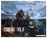 God of War Ragnarok + Resident Evil 4 Remake