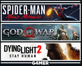 God of War + Spider Man Miles + Dying Light 2