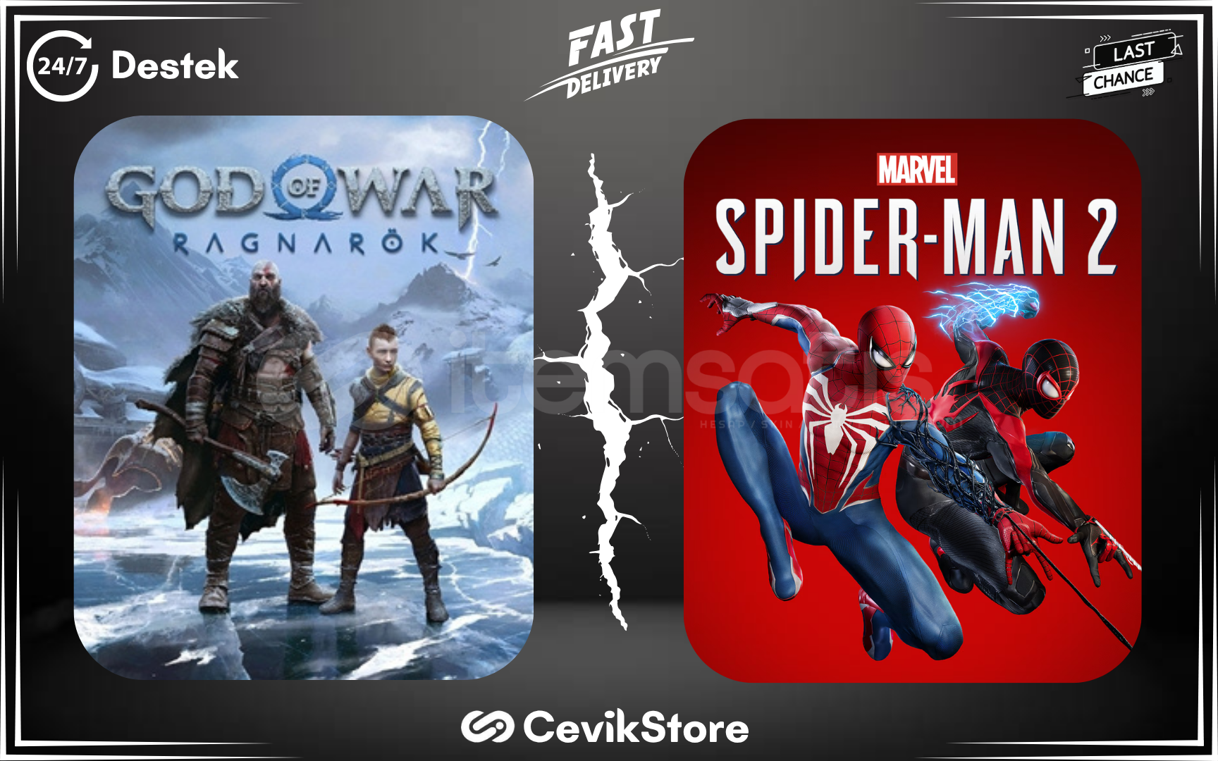 ⭐God Of War Ragnarök + Spiderman 2⭐ ⭐God Of War Ragnarök + Spiderman 2⭐