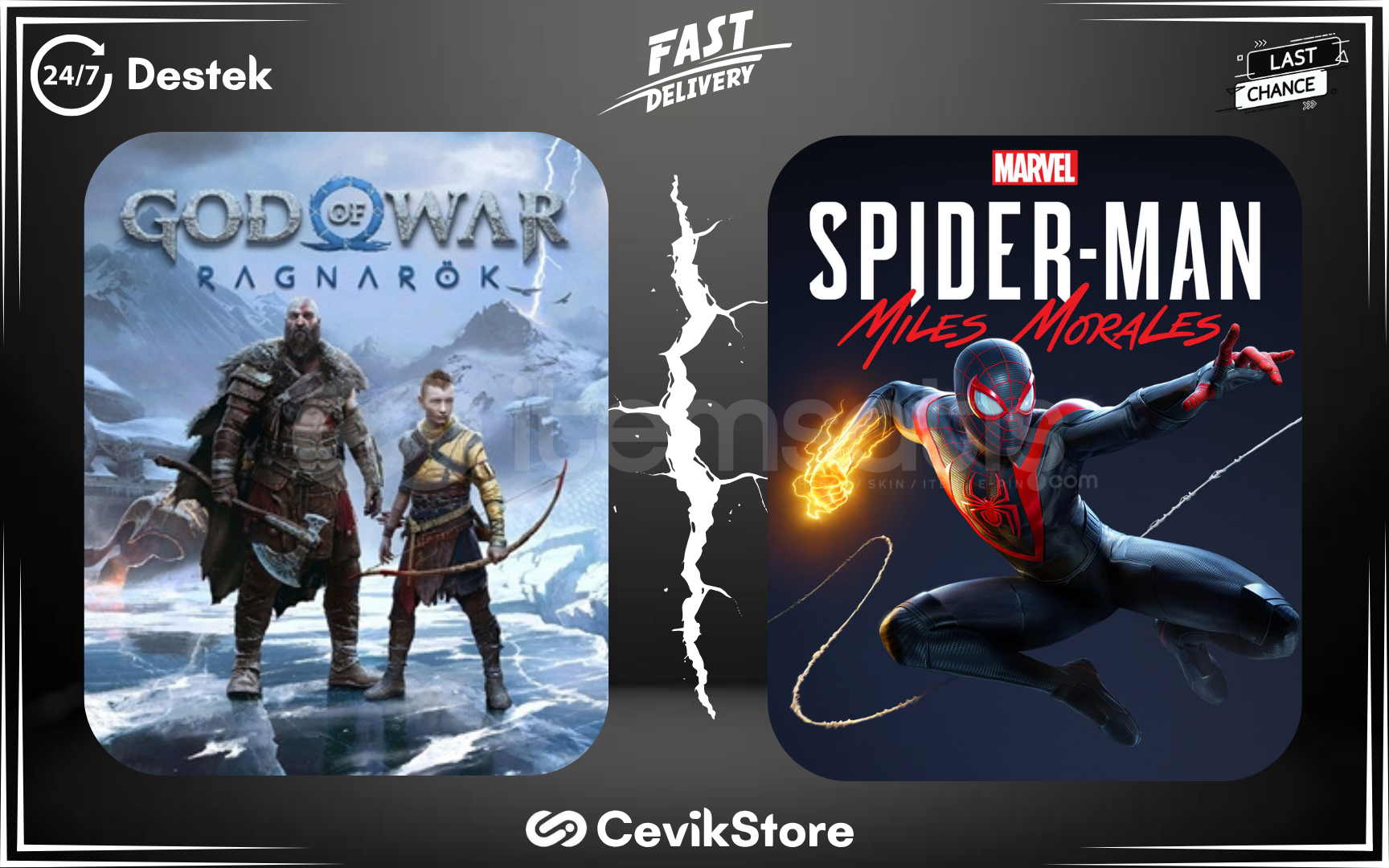⭐God Of War Ragnarök + Spiderman Miles Morales⭐ ⭐God Of War Ragnarök + Spiderman Miles Morales⭐