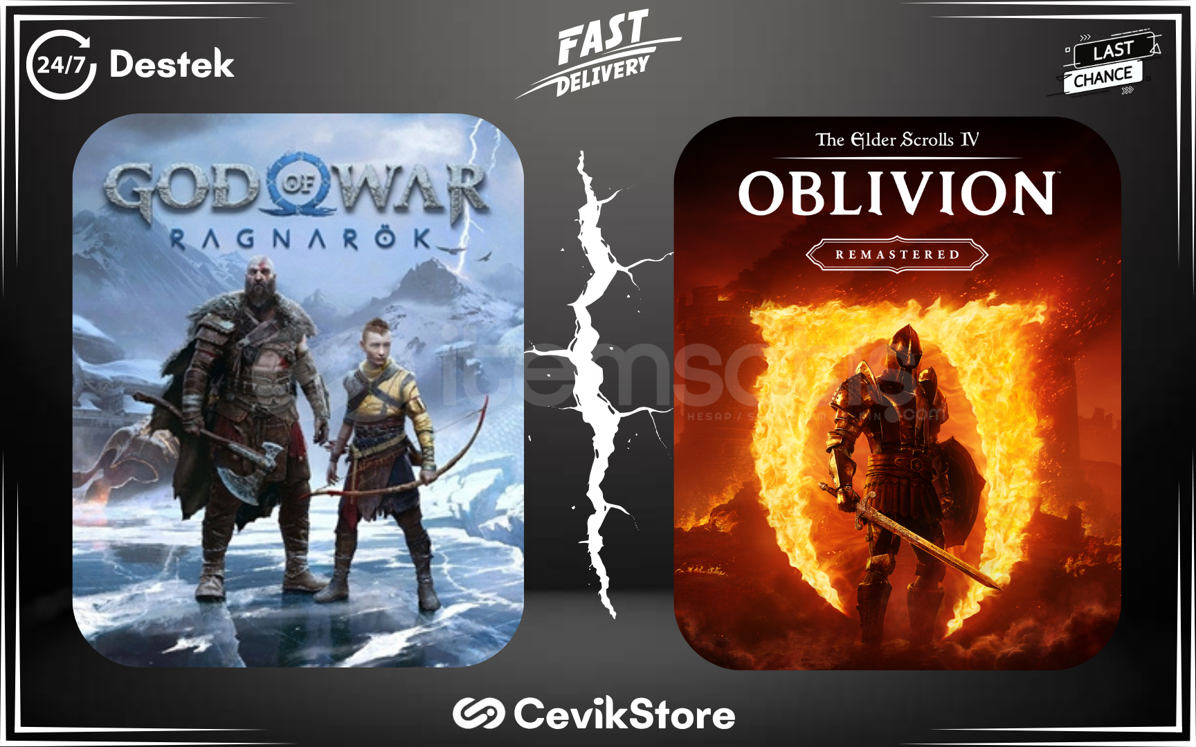 ⭐God Of War Ragnarök + The Elder Scrolls IV⭐ ⭐God Of War Ragnarök + The Elder Scrolls IV⭐