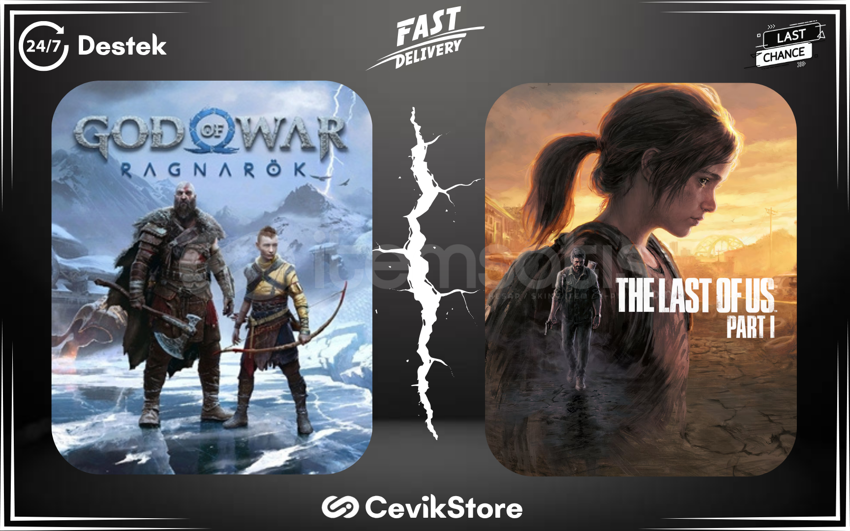 ⭐God Of War Ragnarök + The Last Of Us Part 1⭐ ⭐God Of War Ragnarök + The Last Of Us Part 1⭐